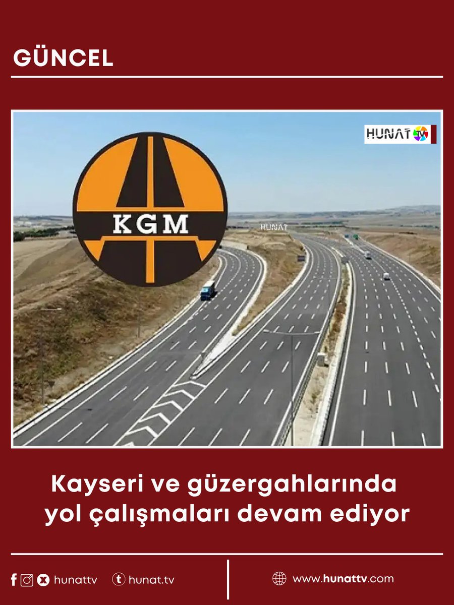 Karayolları Genel Müdürlüğü, Kayseri ve çevresindeki bazı yollarda devam eden çalışmalar nedeniyle sürücüleri dikkatli olmaları konusunda uyardı. 

Açıklamaya göre, Pınarbaşı-Gürün, Kayseri-Pınarbaşı, Hacılar-Erciyes-Develi, Kayseri-Niğde, Nevşehir Avanos-Kayseri ve