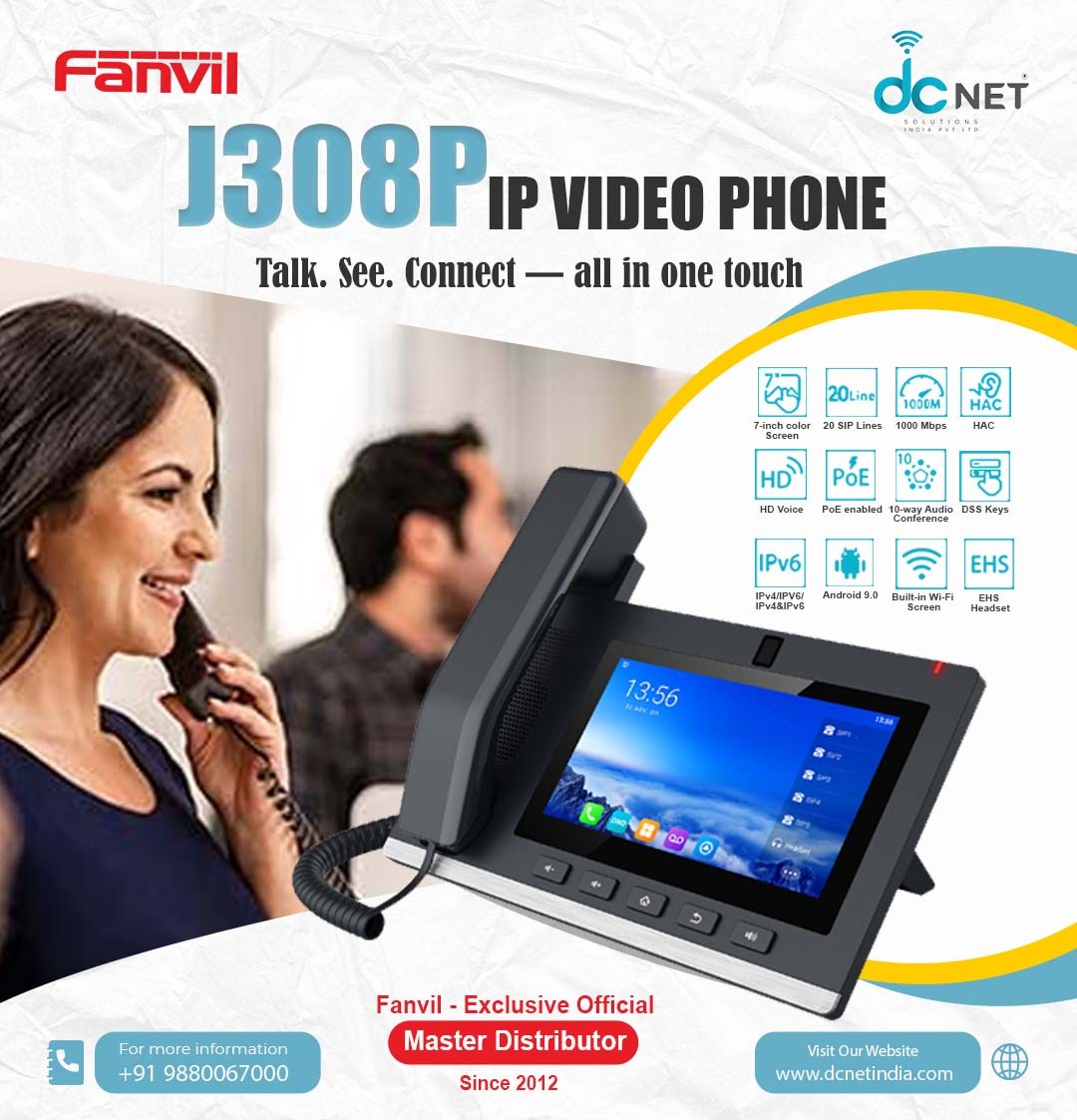 dcnetindia's tweet image. 𝐅𝐚𝐧𝐯𝐢𝐥 𝐉308𝐏 𝐈𝐏 𝐕𝐢𝐝𝐞𝐨 𝐏𝐡𝐨𝐧𝐞 | 𝐃𝐂𝐍𝐞𝐭 𝐈𝐧𝐝𝐢𝐚

💼 𝐄𝐱𝐜𝐥𝐮𝐬𝐢𝐯𝐞 𝐎𝐟𝐟𝐢𝐜𝐢𝐚𝐥 𝐅𝐚𝐧𝐯𝐢𝐥 𝐌𝐚𝐬𝐭𝐞𝐫 𝐃𝐢𝐬𝐭𝐫𝐢𝐛𝐮𝐭𝐨𝐫 𝐬𝐢𝐧𝐜𝐞 2012

📞 +91 9880067000
🌐 www. dcnetindia.com

#Fanvil  #IPVideoPhone #VoIP #DCNetIndia