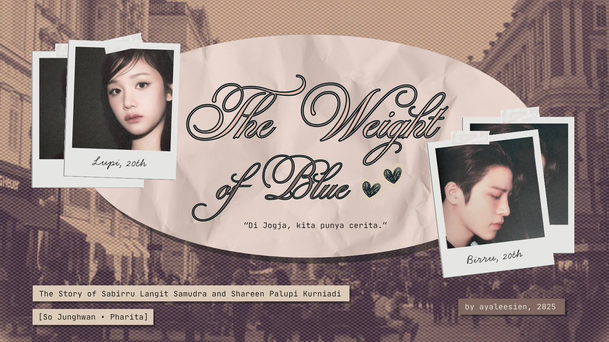 ayaleesien's tweet image. The Weight of Blue🌊

"𝑫𝒊 𝑱𝒐𝒈𝒋𝒂, 𝒌𝒊𝒕𝒂 𝒑𝒖𝒏𝒚𝒂 𝒄𝒆𝒓𝒊𝒕𝒂."

— part of smada universe au
by ayaleesien, 2025.