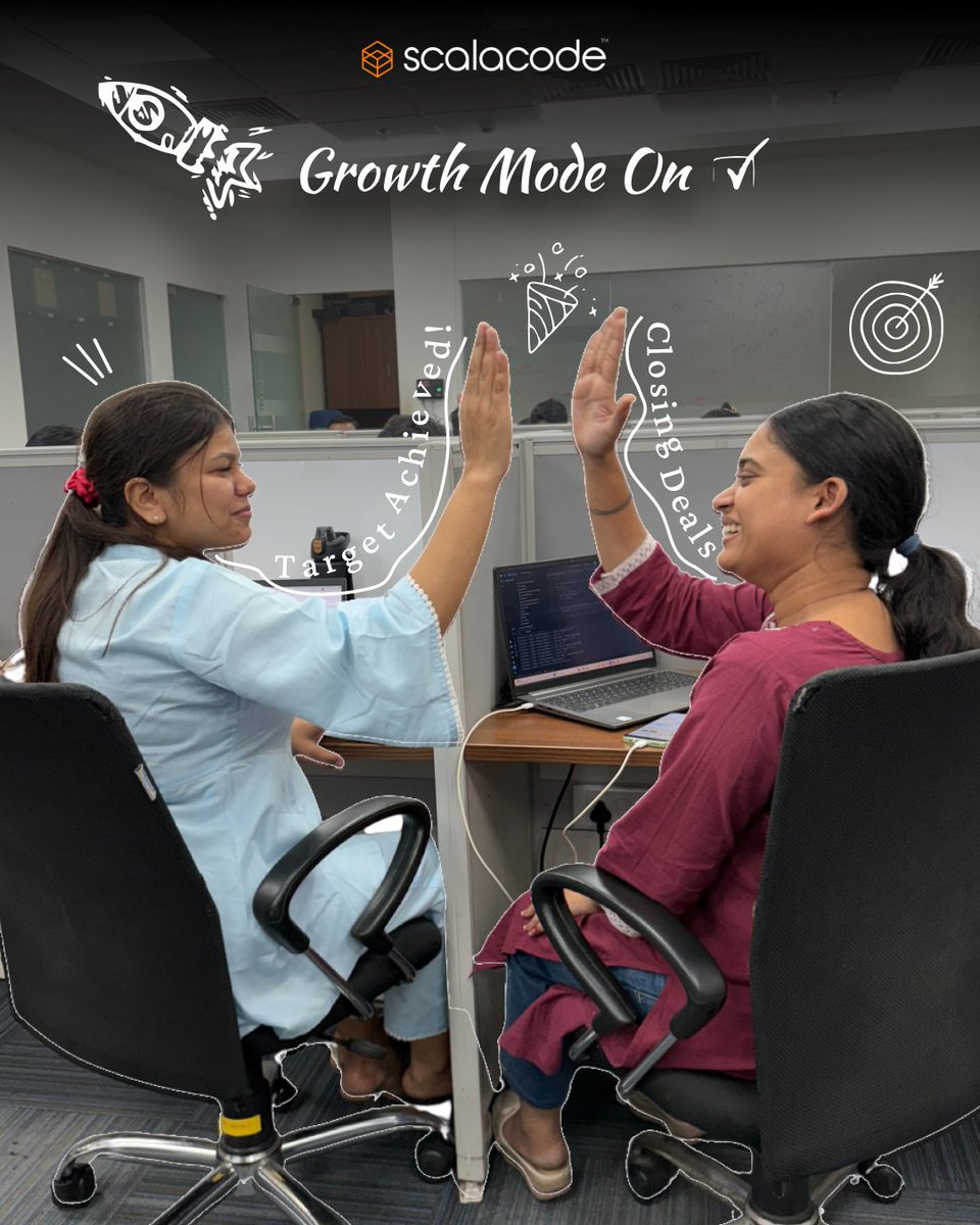 scala_code's tweet image. From Monday motivation to Friday fun — our office energy never fades! 

#LifeAtScalaCode #Teamwork #WorkCulture #FridayVibes #Scalacode