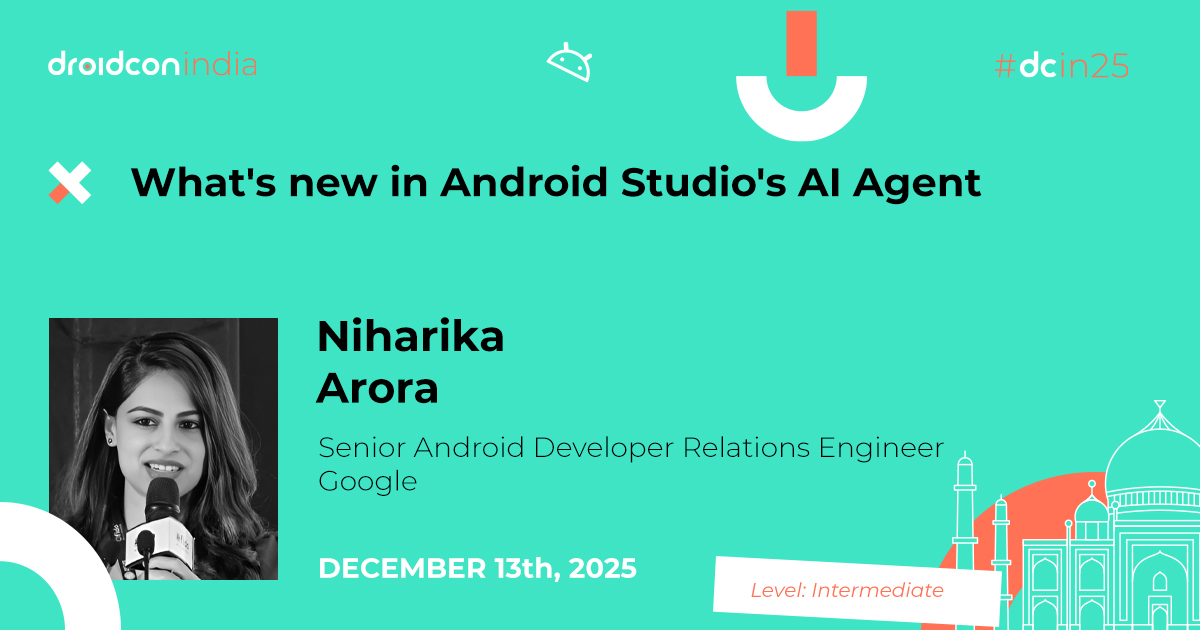 droidconIN's tweet image. When @theDroidLady talks, the industry listens. Don’t miss the chance to learn from the best at #dcin25🚨 This #Android session delves into how #AndroidStudio’s new #AI agent refactors code, fixes builds &amp;amp; turns designs into #JetpackCompose #UIs. india.droidcon.com/speakers/nihar…
