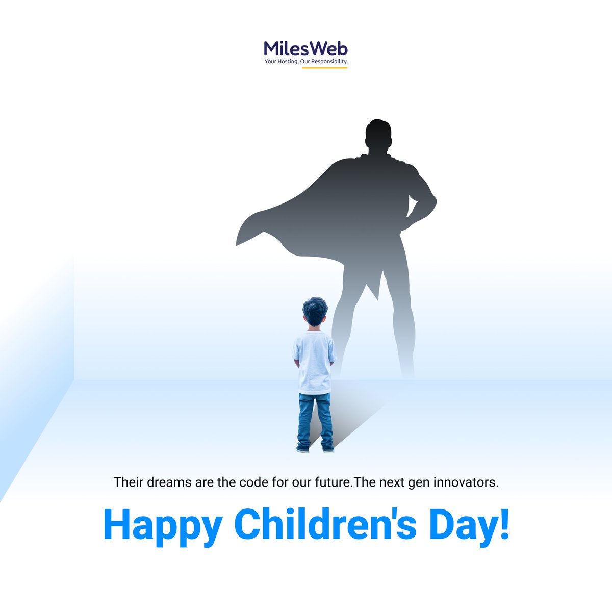 Come, let’s cheer for the tiny dreamers who’ll build tomorrow’s digital world.
<a href="/MilesWeb/">MilesWeb</a>  celebrates the next generation of thinkers.
🌈 #HappyChildrensDay

#ChildrensDay2025 #MilesWeb #NextGenInnovators #TechForFuture #DreamersToDoers