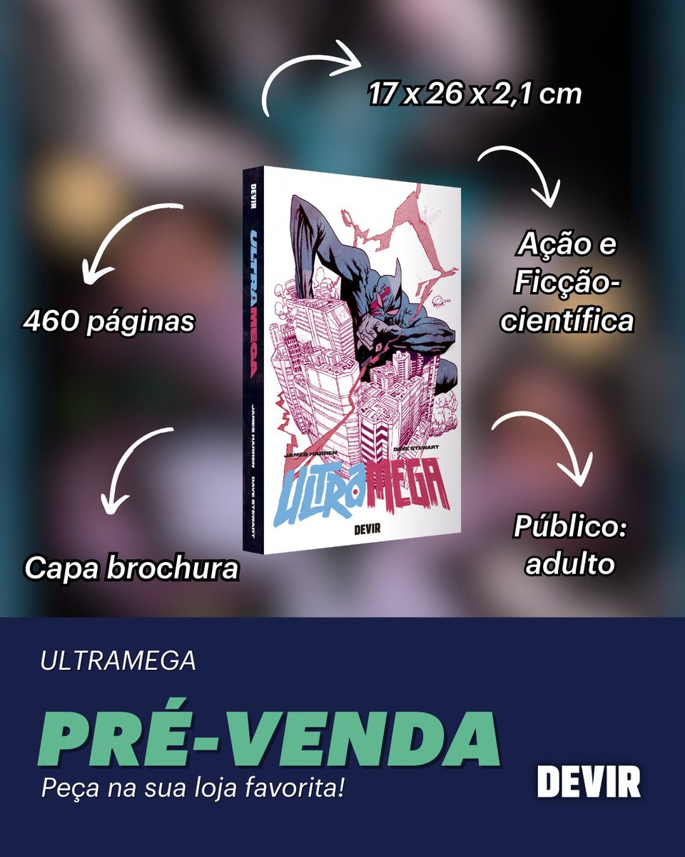 DevirBrasil's tweet photo. Prepare-se para mergulhar em um mundo devastado por monstros grotescos e heróis deformados. Ultramega é uma graphic novel brutal, sangrenta e existencialista.
Edição completa reunindo os dois volumes originais
Já em pré-venda
#Ultramega #GraphicNovel #Kaiju #Devir https://t.co/ZpUpSOT1dc