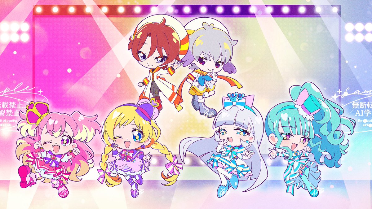 Pi_to_Lily's tweet photo. みんなでワンだふる！ #precure https://t.co/jpUBlWtit0