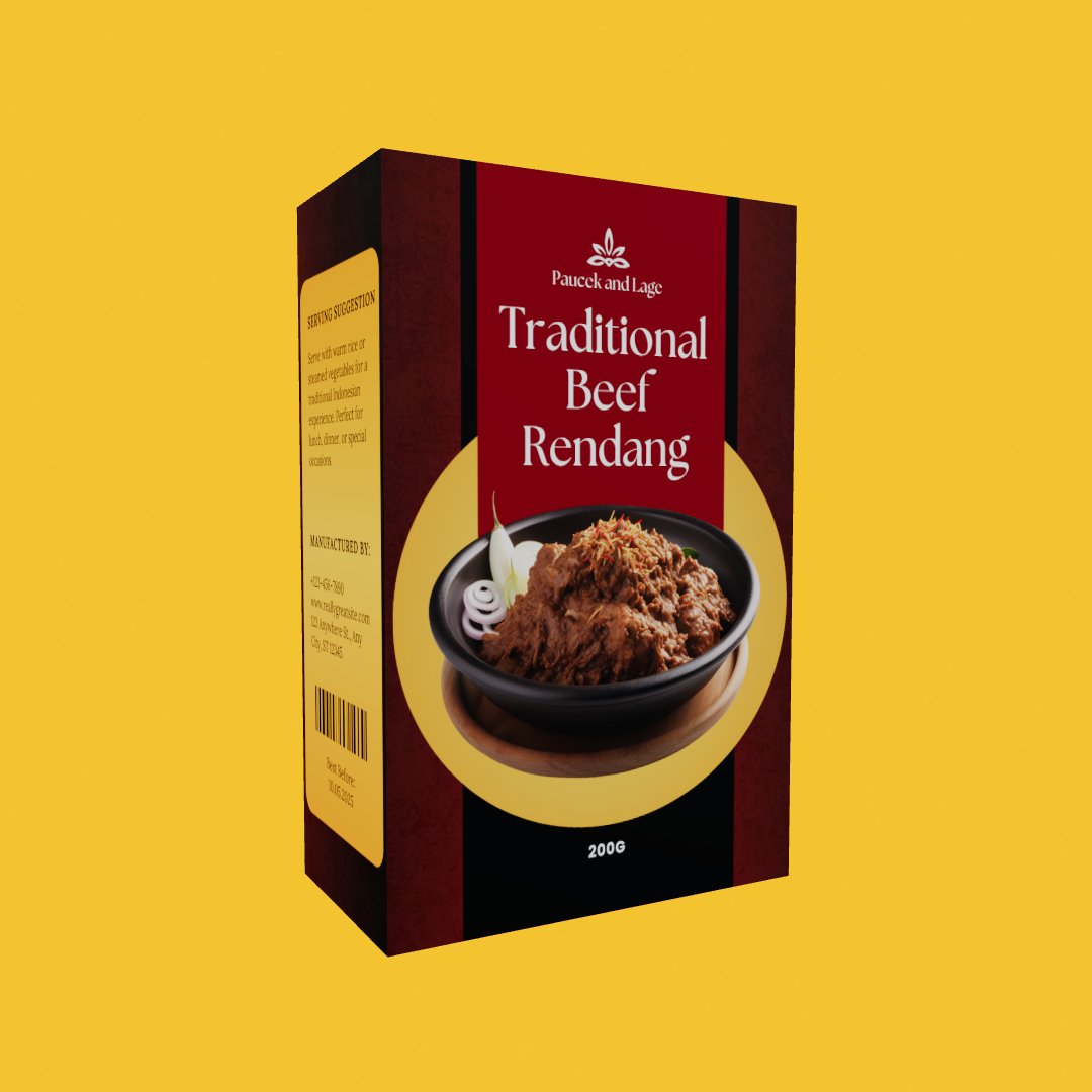 3dpackto's tweet image. 🍛 Transform your Beef Rendang packaging with professional 3D mockups!
✅ 3D box mockup generator ✅ Customize dimensions online ✅ Create realistic packaging mockups ✅ Instant visualization
Perfect for food brands &amp;amp; designers!
#PackagingDesign #3DMockup #FoodPackaging