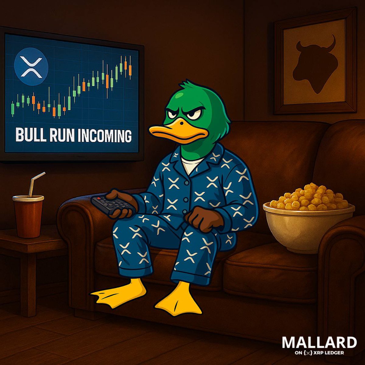 Just chilling before $XRP wakes up… 🦆

Bull run incoming.
$MALLARD holders already know what time it is. ⏰📈