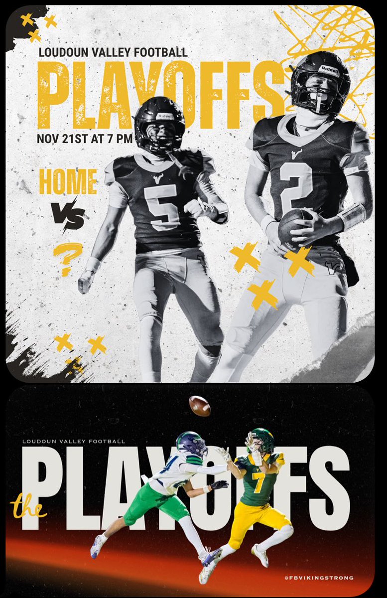 FBvikingstrong's tweet image. PLAYOFFS: 

Regional Semifinals: 
Date: Friday 11/21
Time:  7:00 pm
Venue: Leonard Stadium 
Opponent: TBD 

#vhslplayoffs #vikingstrong

📷 @LoCoSports
