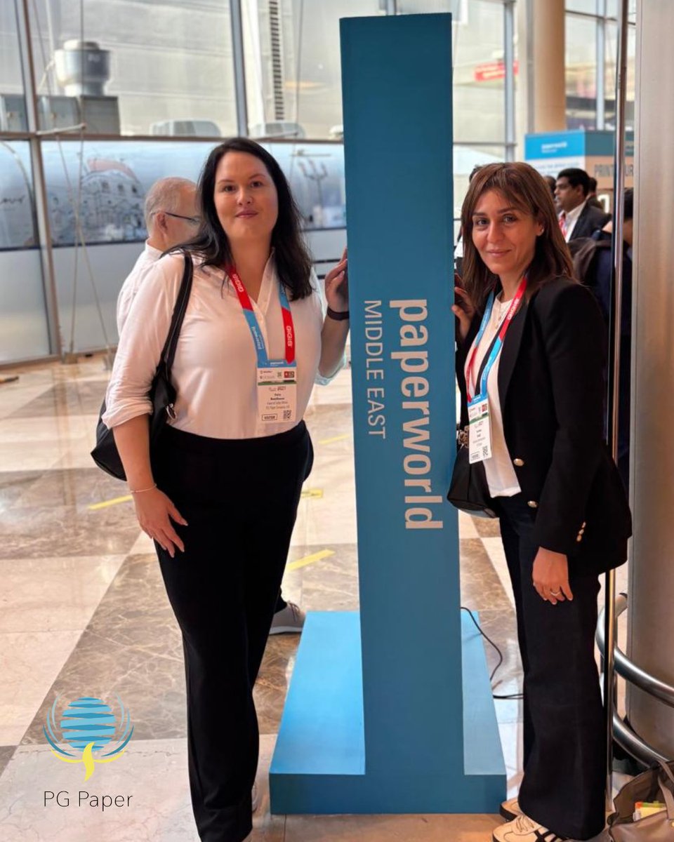 📍 Live from Dubai – #PaperworldMiddleEast!

Our MENA team - Petra, Yasmina, Hammad &amp; Sarah are representing #PGPaper at the region’s biggest exhibition for paper &amp; packaging innovations.

Discover our sustainable solutions 🌿
📩 info@pgpaper.com

#MENA