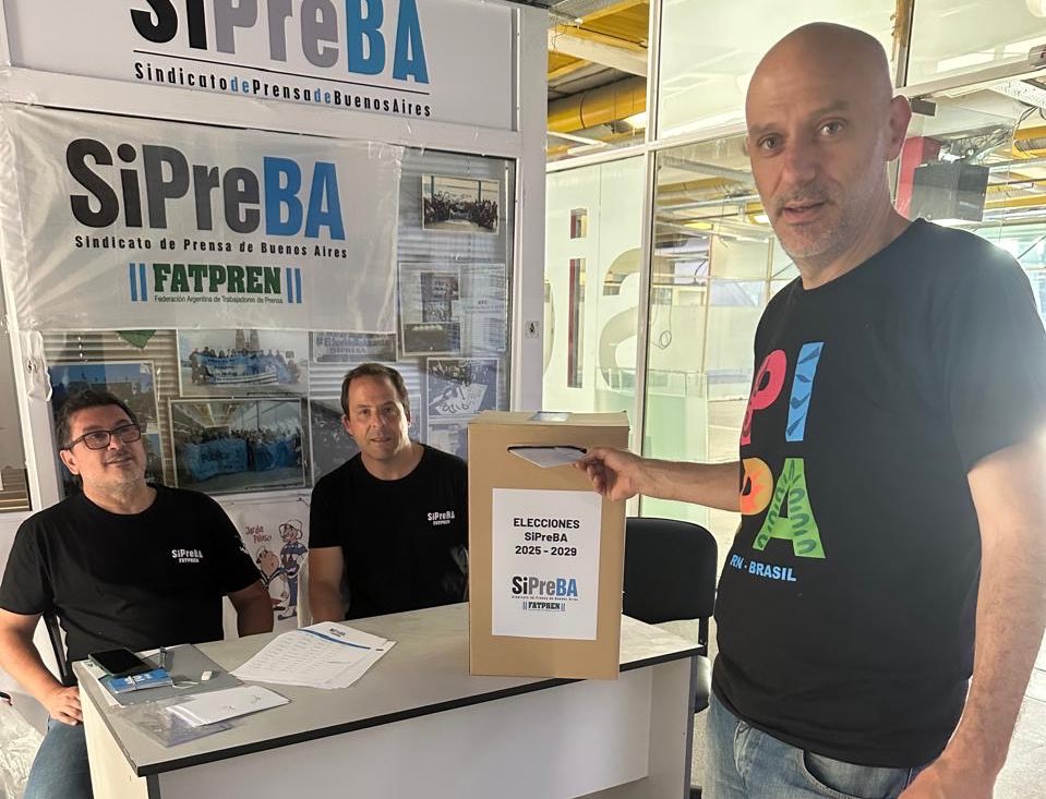 Hoy elegimos Comisión Directiva de #Sipreba2025 hasta las 19hs.
Participá y votá! 🗳️