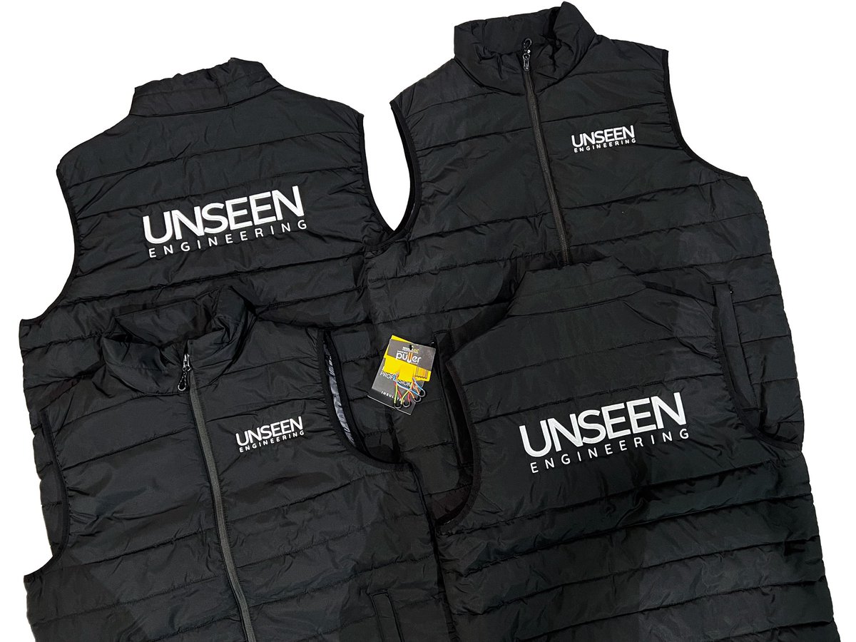 WizardEmb's tweet image. Custom Regatta Bodywarmers (RG642) for the team at Unseen Engineering
All branded on the left chest and large on the rear 🧵

wizardembroidery.co.uk

#wizardembroidery #workwear #uniform #custom #embroidered #regatta #bodywarmers #winteressentials #unseenengineering #engineering