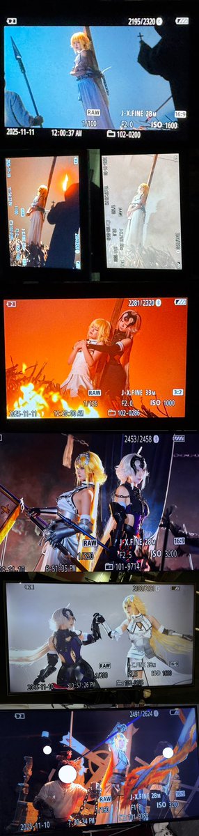 (=ﾟωﾟ)ﾉついでに、その日の速報もいくつか送ってね！
火刑の部分と油絵のリメイク部分が私の一番のお気に入りです～
#ジャンヌ　#FGO