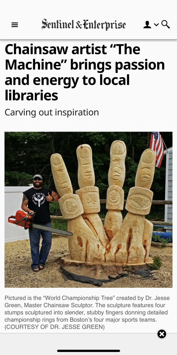 MachineJG's tweet image. At our wedding, one of our best men made the joke (which wasn’t exactly a joke); “I know Beth from the library. Jesse didn’t know we had one.” Well…  Better late than never? 🤷‍♂️

sentinelandenterprise.com/2025/11/10/cha…