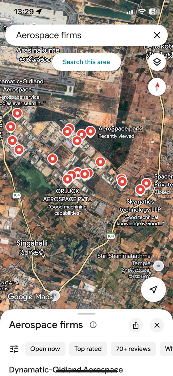 🚀 Bengaluru Aerospace Park near <a href="/BLRAirport/">BLR Airport</a> is now home to around 60 aerospace &amp; defense firms — making it one of India’s fastest-growing aviation hubs. ✈️

#NorthBengaluru #Aerospace #MakeInIndia #KarnatakaGrowth #InfraUpdate