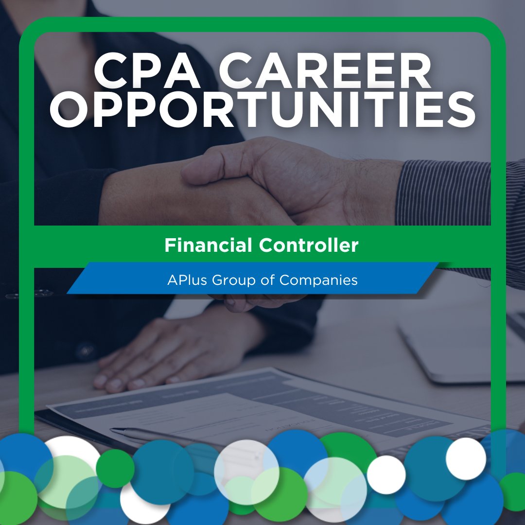 Career Opportunity: Financial Controller - APlus Group of Companies

Visit our Career Opportunities page to see this role and more: lnkd.in/eCgQj3DQ