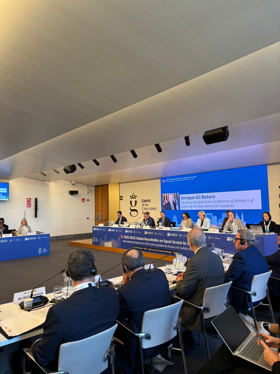 <a href="/SpainOECD/">España en la OCDE</a> <a href="/M_Presidencia/">Ministerio de la Presidencia, Justicia y R. Cortes</a> <a href="/OECD/">OECD ➡️ Better Policies for Better Lives</a> <a href="/EnriquegilbGil/">Enrique Gil Botero</a> El Secretario General ha mencionado, igualmente, el Tratado de Medellín, de transmisión electrónica de pedidos de asistencia jurídica, invitando a los países presentes a la adhesión a ese instrumento.