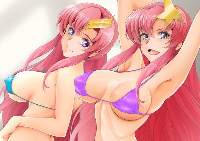 今日も過去絵!
ラクスさんミーナさんビキニなのぜ。 