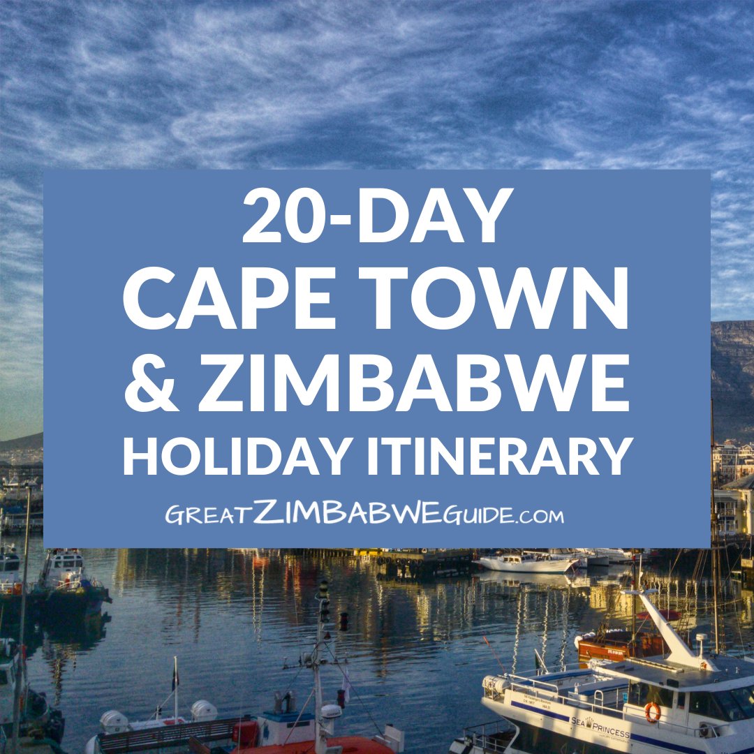 greatzimguide's tweet image. 20-day Cape Town and Zimbabwe holiday itinerary.
Here it is: the real-life low-down on our family holiday to Cape Town and Zimbabwe. We booked everything ourselves, and hired/borrowed vehicles in South Africa and Zimbabwe. greatzimbabweguide.com/20-cape-town-z…