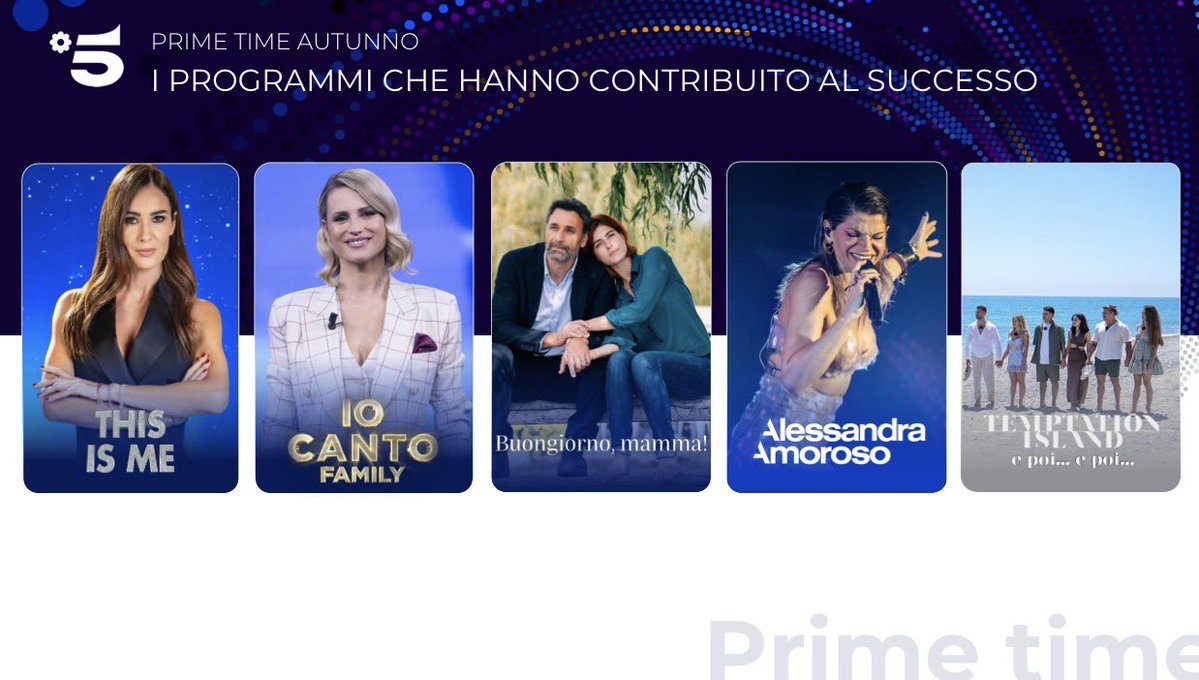 AmorosoOFNews's tweet image. Il concerto di Alessandra @AmorosoOF Io Non Sarei – Live a Caracalla è tra i programmi che hanno contribuito al successo del Prime time autunnale di Canale5 con 2 milioni di spettatori ed il 16.5% di share.