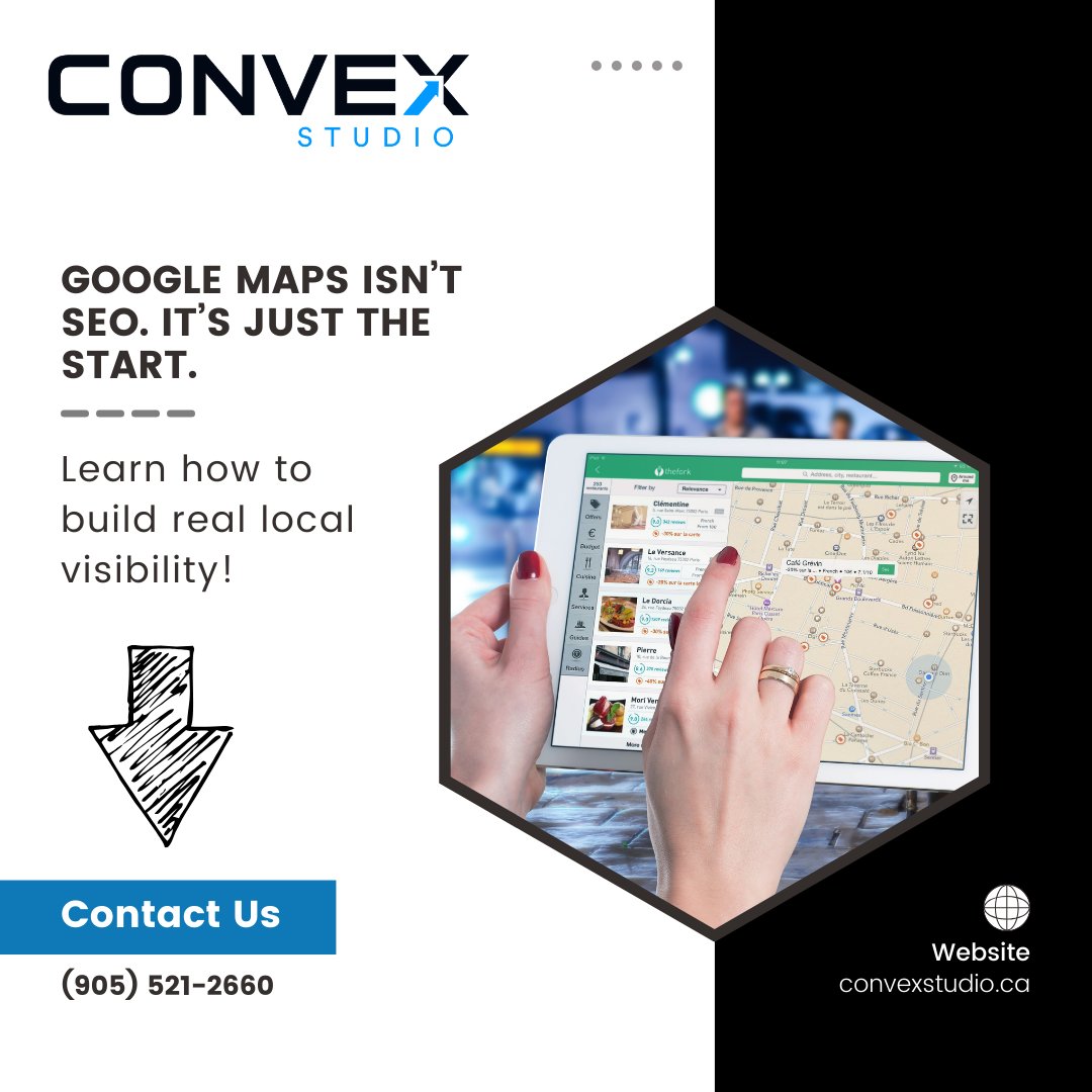 ConvexStudio's tweet image. Google Maps Isn’t SEO. It’s Just the Start.
Listing your business on Google Maps is essential—but it’s not a full SEO strategy. Without proper website optimization, reviews, and local content, you&apos;re still invisible.
📞(800) 949-1830
🌐 Visit: bit.ly/33mPDeo
