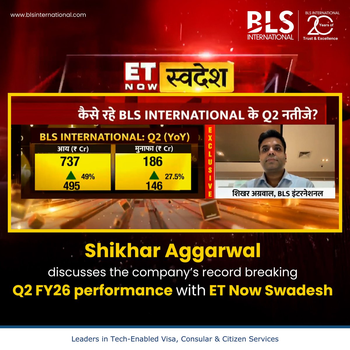 BLS International tweet media