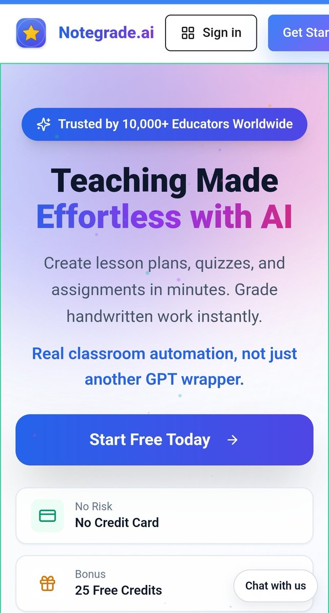notegradeAI's tweet image. Teachers spend 20+ hours weekly on prep &amp;amp; grading 😩
With Notegrade.ai, it takes minutes.
⚡ Save time. Teach more.

👉 notegrade.ai

#AIforTeachers #EdTech #NotegradeAI