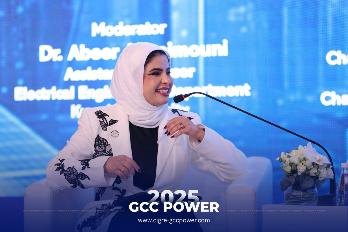 gcccigre's tweet photo. Empowering voices, inspiring change.
At #GCCPower2025, the Women in Energy session explored Kuwait’s success in advancing gender inclusion and leadership — shaping a more innovative and balanced energy future. https://t.co/NkUvbyG7bX