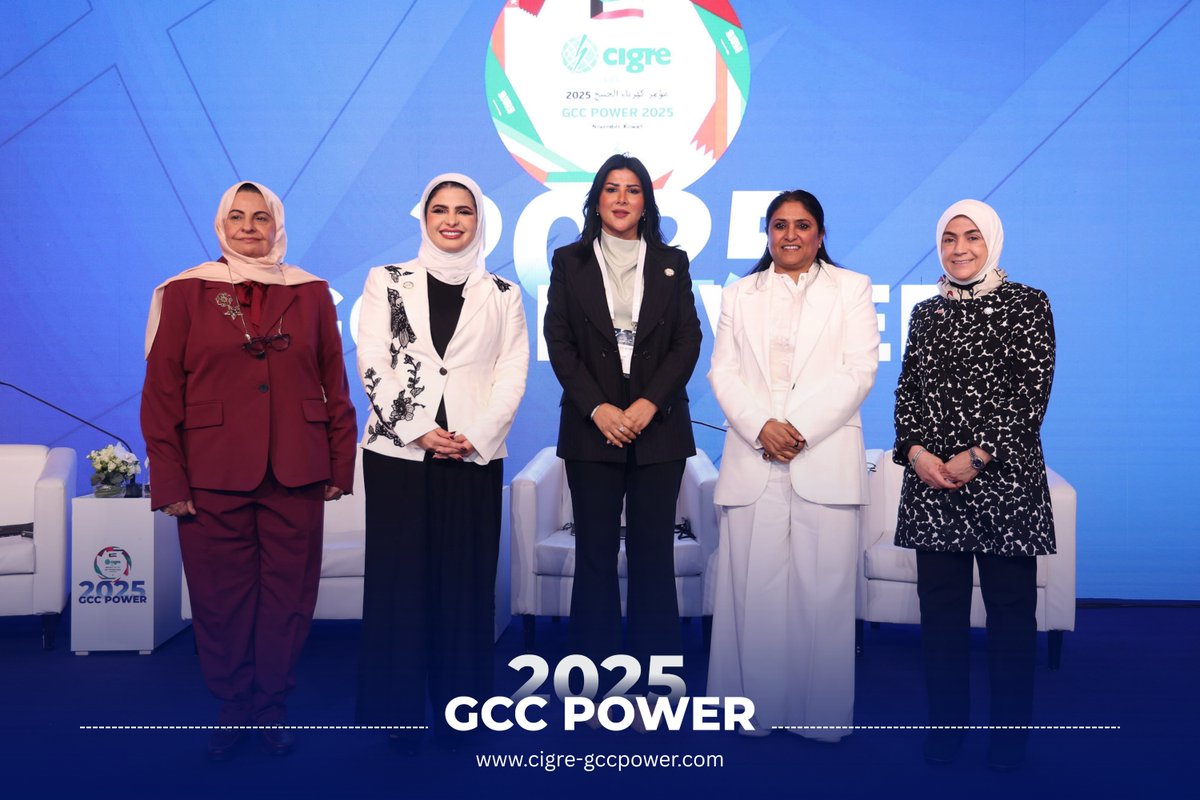 gcccigre's tweet photo. Empowering voices, inspiring change.
At #GCCPower2025, the Women in Energy session explored Kuwait’s success in advancing gender inclusion and leadership — shaping a more innovative and balanced energy future. https://t.co/NkUvbyG7bX