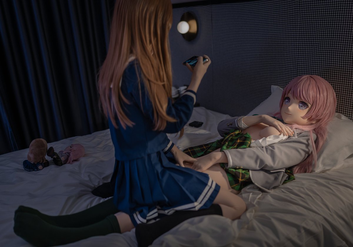 没事，夜还长着呢……

🍬：<a href="/Cqc4201/">船</a>
☕：<a href="/XZeo_Polaris/">千水</a>

#着ぐるみ #kigurumi #BanGDream
#MyGO #千早愛音 #長崎そよ