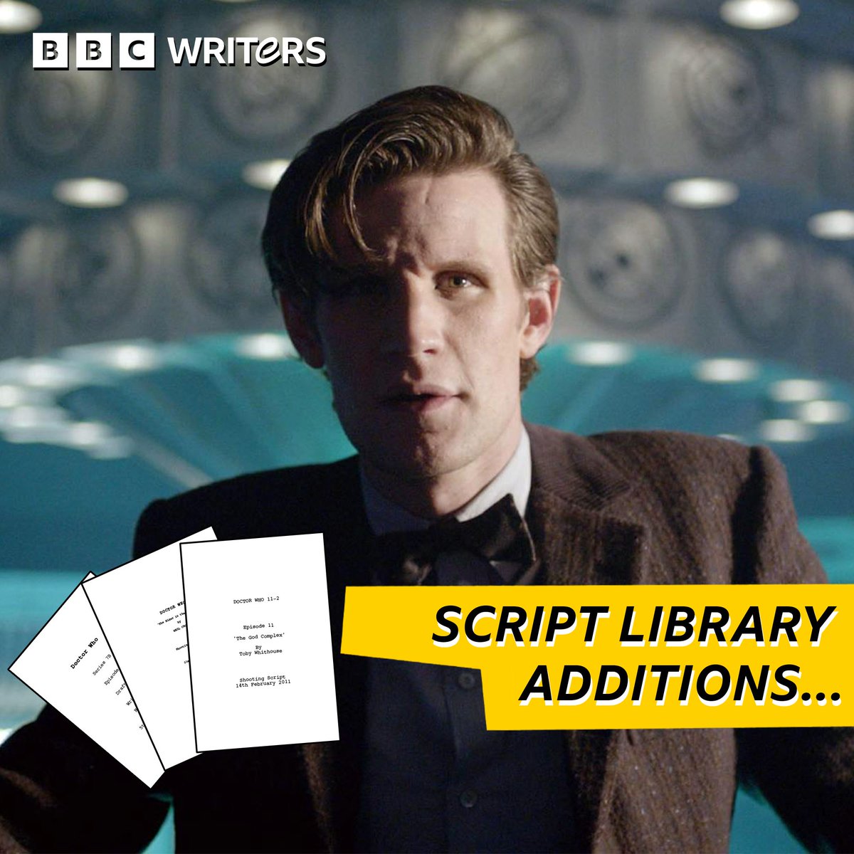 🚨NEW ADDITIONS TO THE WHONIVERSE SCRIPT LIBRARY🚨

A massive thank you to the wonderful Neil Cross and Toby Whithouse for sharing their scripts for the <a href="/bbcdoctorwho/">Doctor Who</a>  episodes The God Complex, The Rings Of Akhaten, and Hide with us. You can now read these scripts in the
