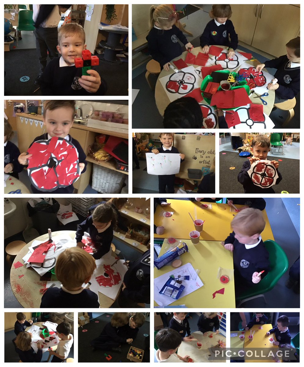 Receptionmonksd's tweet image. This week in #classR1 we have loved learning about Remembrance Sunday we have had lots fun activities we made poppies using Lego, blocks create them on our craft table as well as make a poppy biscuits #remembrance #poppy