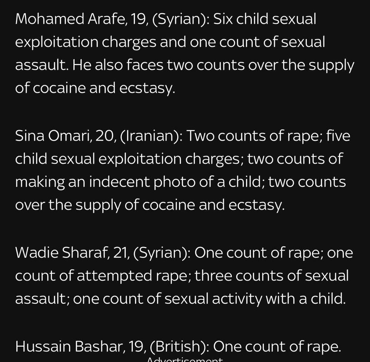 Usual suspects no wonder sky turned their replies off.