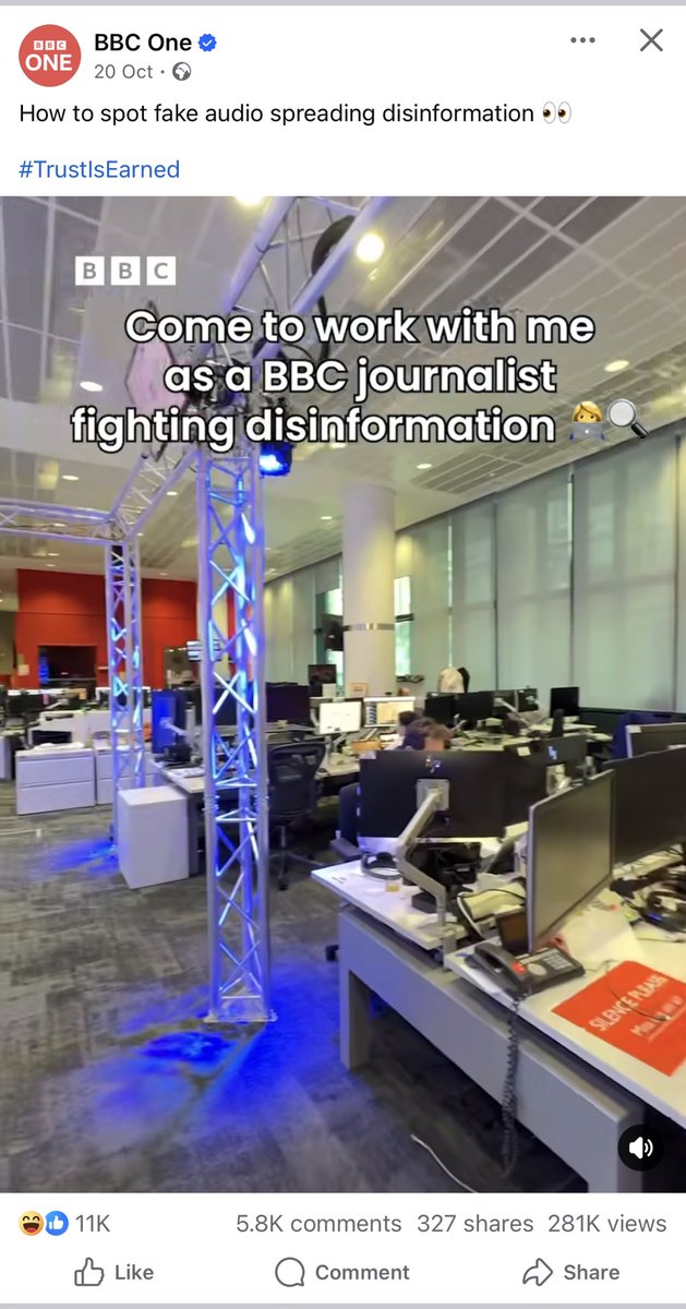 As if the <a href="/BBC/">BBC</a> have put this out 😂 it couldn’t have been timed much better either after being caught doctoring <a href="/realDonaldTrump/">Donald J. Trump</a> and spreading false information!!