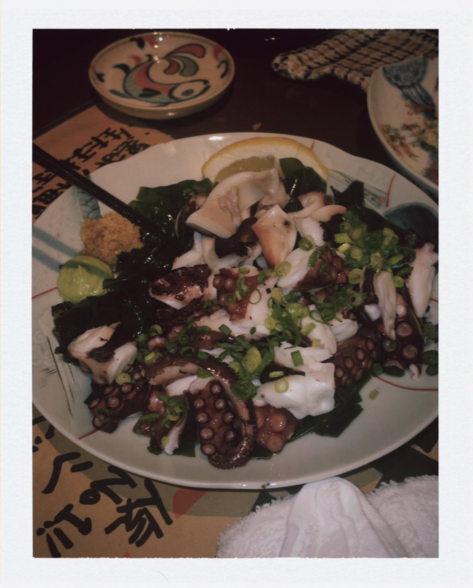 夏のタコをデリボーさんに調理してもらった #ゆでダコと熱帯魚