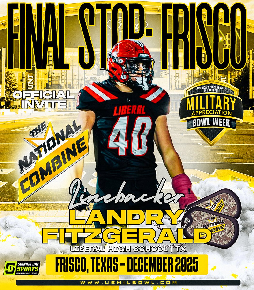 Landry Fitzgerald (<a href="/LandryFitz_LHS/">Landry Fitzgerald</a>), #WeHaveAJerseyForYou at #TheNationalCombine. Click below to nominate an athlete: forms.gle/5YRDS35KDyECDf…