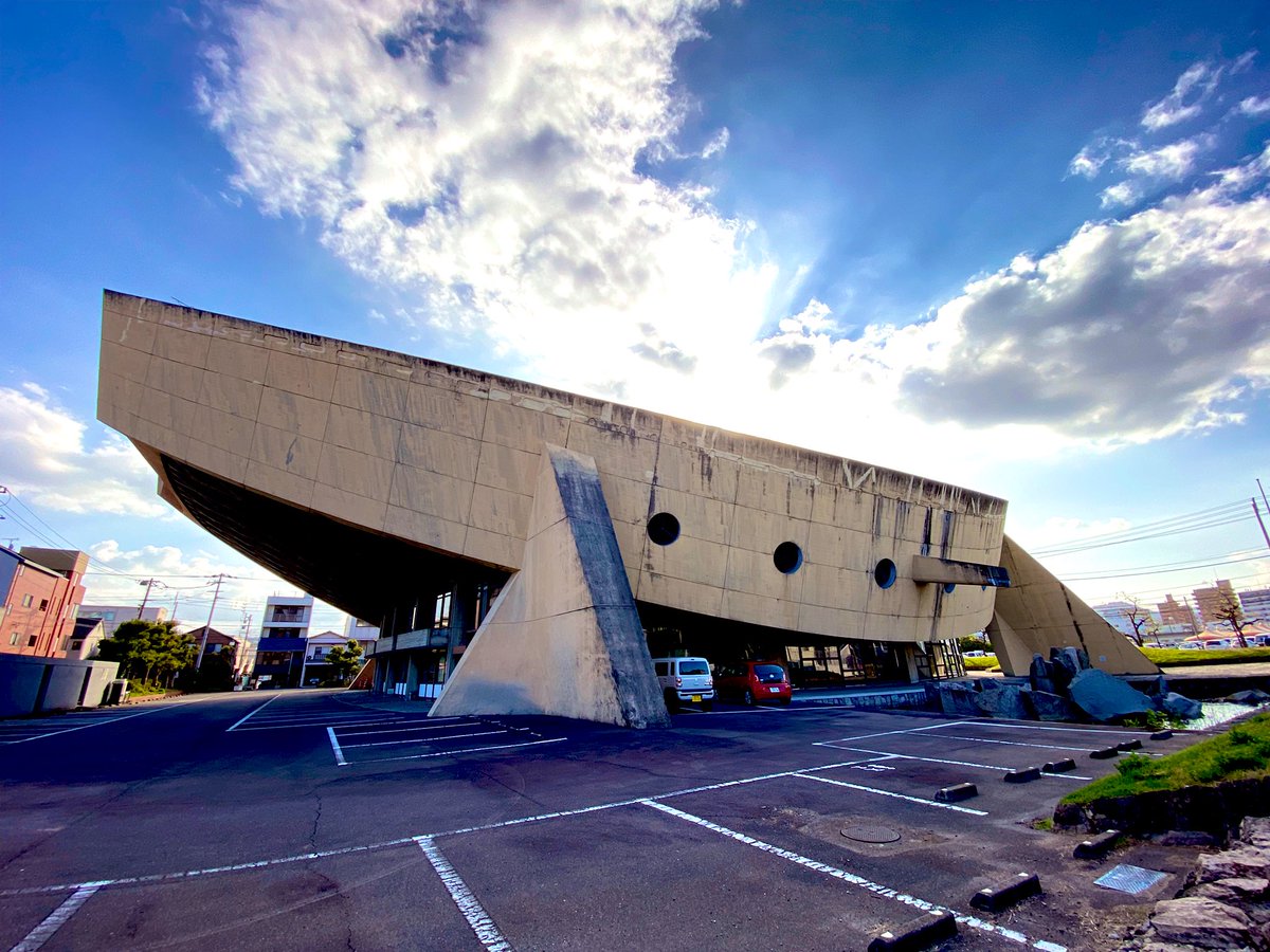 msk73122's tweet image. 巨鯨のような
#旧香川県立体育館
#丹下健三