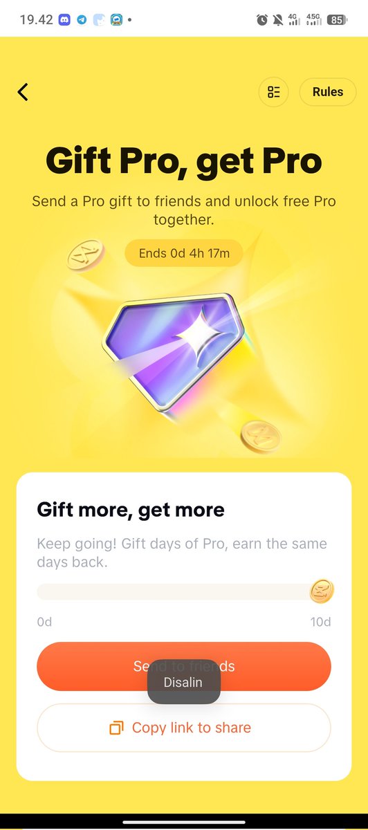 Gas nih event capcut get 5$ instant 
10 refferal needed 
capcut.com/tv2/ZSyt6dAGP/