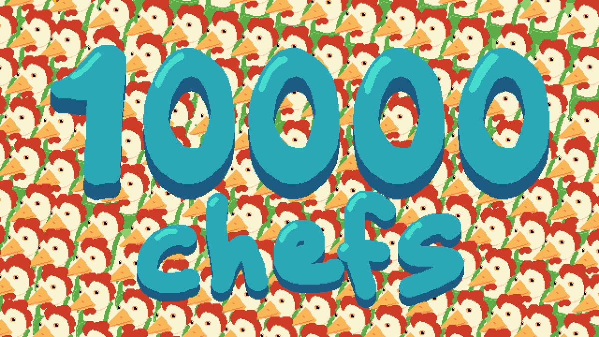 SchuMode's tweet image. We&apos;re celebrating 10,000 chefs who&apos;ve bought #OmeletYouCook Thank you for all your support, chefs!

Only 5 more reviews to hit Overwhelmingly Positive and somehow we&apos;re still 💯% positive!!