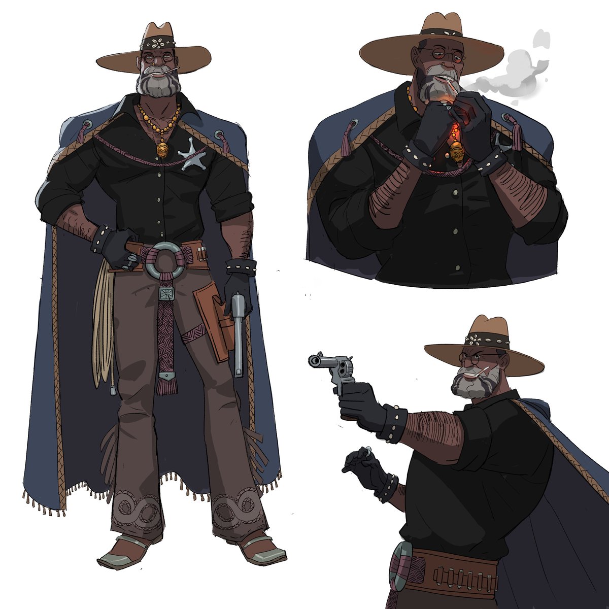 Kassim the ole’ Cowboy

#brakustar #characterdesign #cowboy #conceptart #rkgk