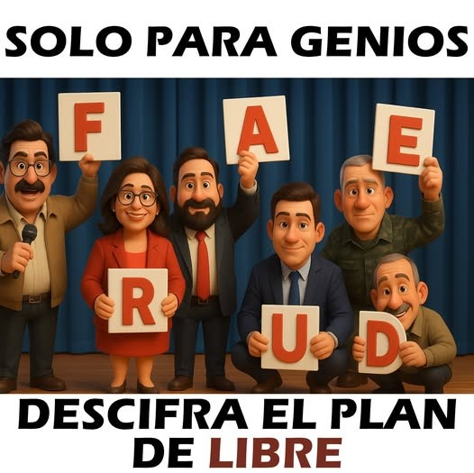 Marianaperezbri's tweet image. Ya sabemos cual es el plan del narco @PartidoLibre, están siguiendo el ejemplo de la dictadura de #Venezuela 

#SeVan #RixiNoCuaja #RixiYaPerdió @riximga #LibreNuncaMás @XiomaraCastroZ @manuelzr