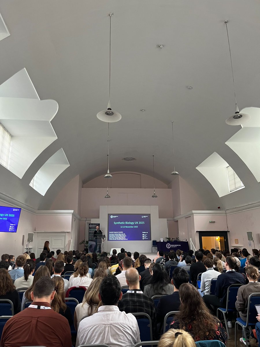 BiochemSoc's tweet photo. Synthetic Biology UK 2025 has begun! We’re excited to celebrate our 10th anniversary, showcasing groundbreaking advancements, and exploring future directions in the field #SBUK25 #BiochemEvent https://t.co/DZJBVu7TnM
