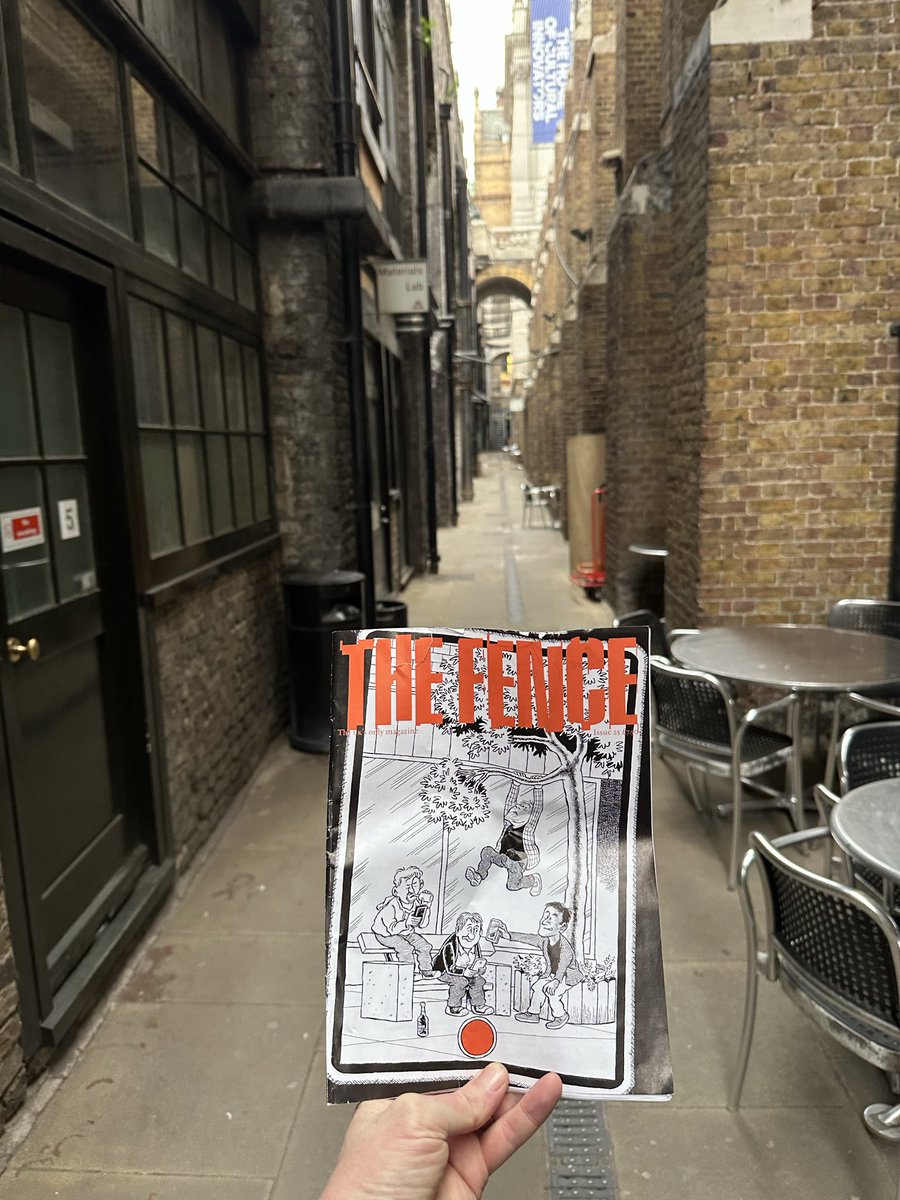 <a href="/The_Fence_Mag/">The Fence Magazine</a> did you know there is a secret subterranean street underneath Somerset House? They had to put nets up because someone threw a Lime bike down from street level and the battery exploded, nearly taking Somerset House with it. Now it’s a popular parkour spot.