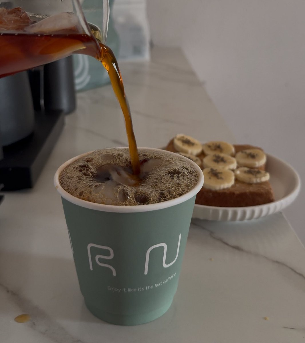 حتى قهوة الربوع لها طعم غير👅❤️