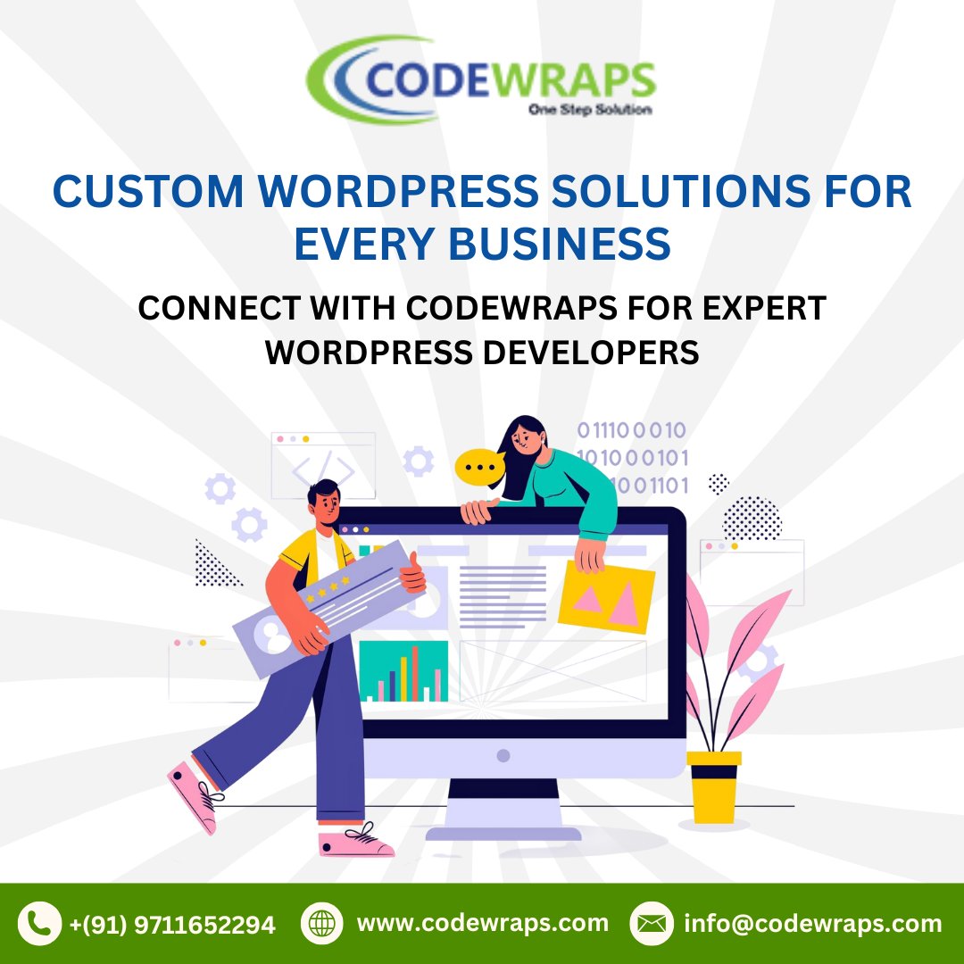 codewraps_it's tweet image. Take your business online with powerful, custom WordPress solutions! Codewraps builds responsive, secure, and high-performing websites tailored to your goals. 

Visit: codewraps.com/hire-wordpress…

#Codewraps #WordPressDevelopment