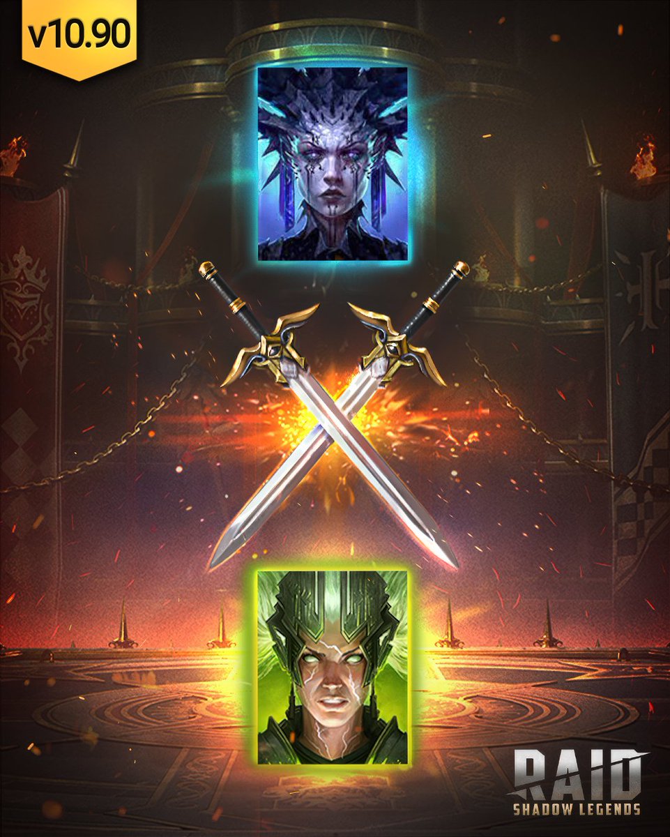 RaidRPG's tweet image. With Update 10.90 hitting live servers, it’s time to share the full Release Notes! Follow the link below to our Forums and find out what novelties the RAID Team prepared this time: plrm.info/Release_10-90_…
#RAID #RAIDShadowLegends #ReleaseNotes