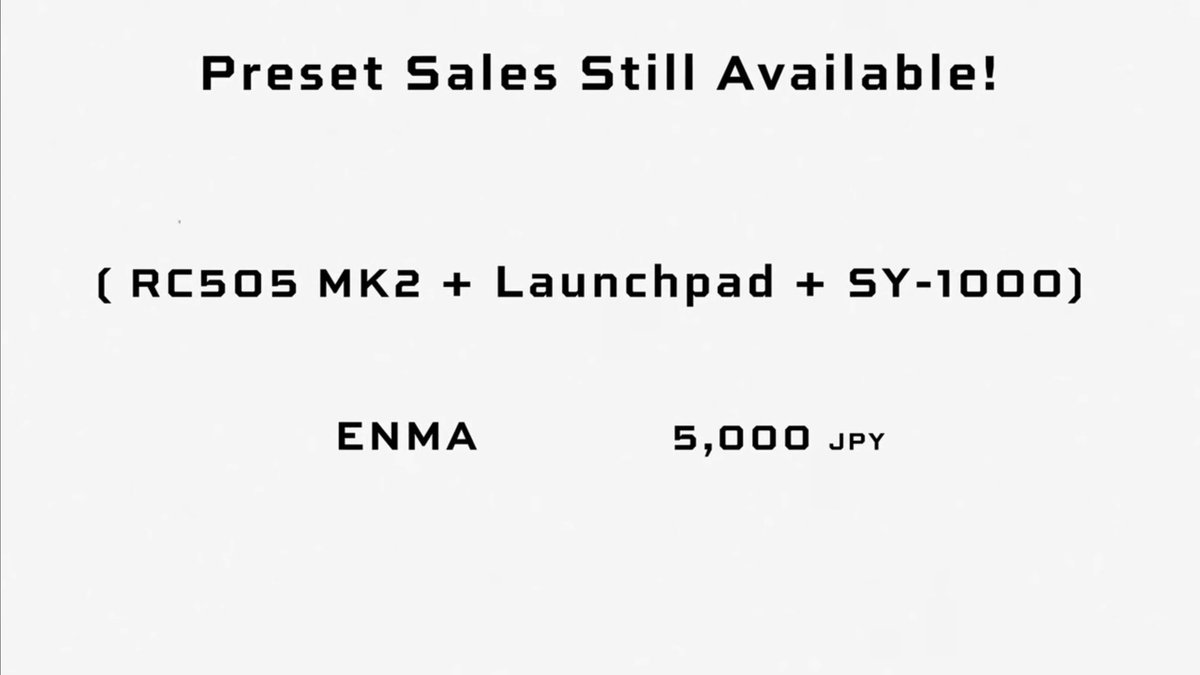 MAHIROloop's tweet image. 【プリセット販売アップデート】

GBBの曲が追加されました！
詳しいことはDMまでおたずねください！