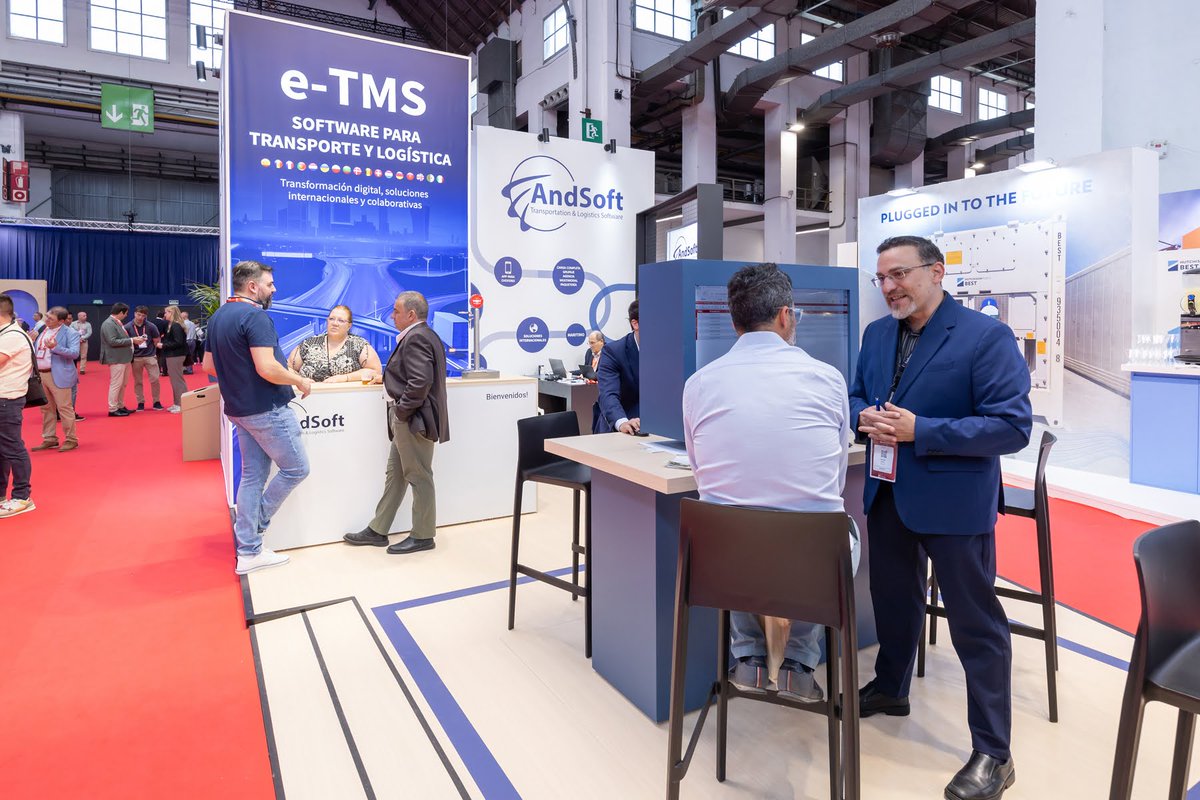 AndSoft aprovechará su stand C046 (Hall 1) en Solutrans para explicar sus últimas innovaciones y novedades tecnológicas en su plataforma eTMS