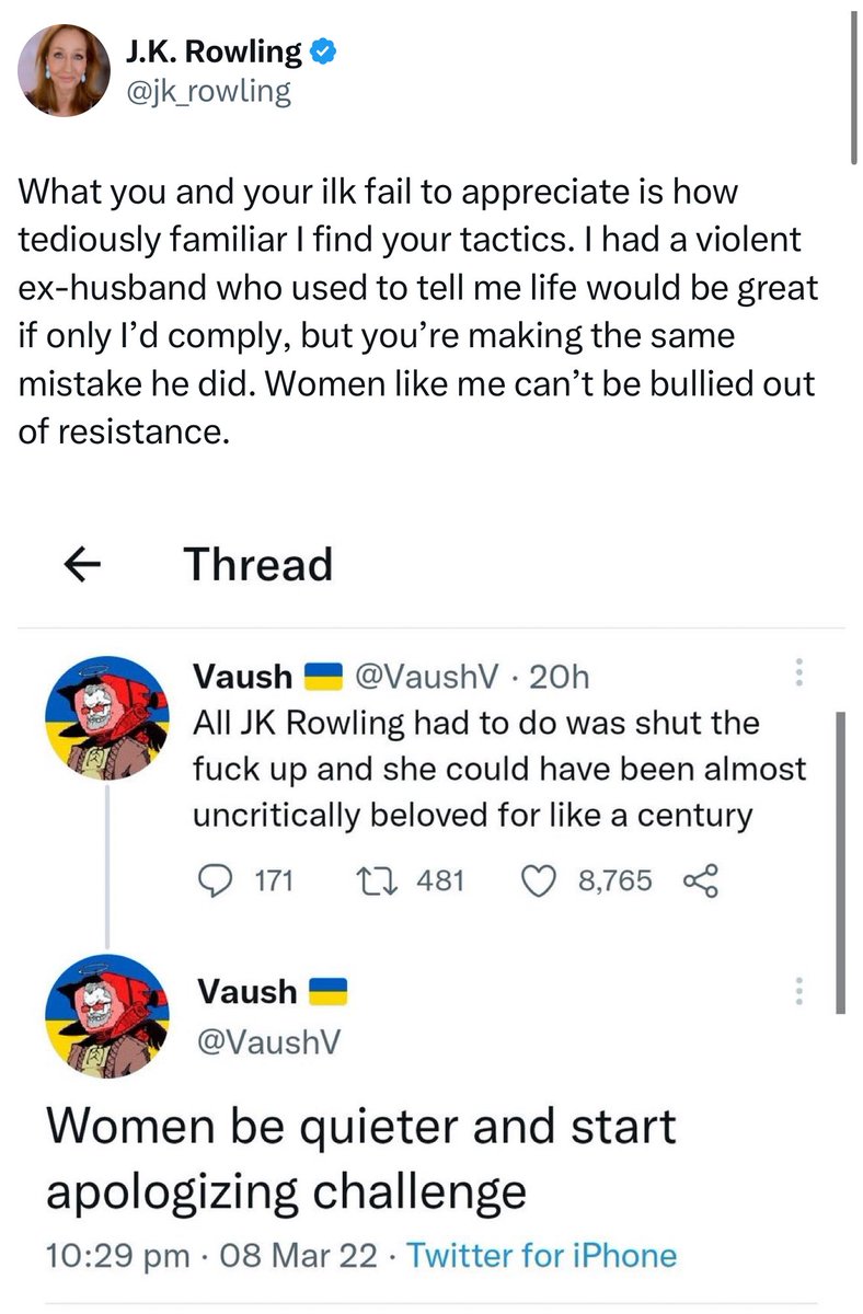 For some people, doing the right thing matters more than being “beloved.” Kim Jong Un is beloved. JKR has chosen the hard right of speaking up vs the easy wrong of staying silent. 

#IStandWithJKRowling