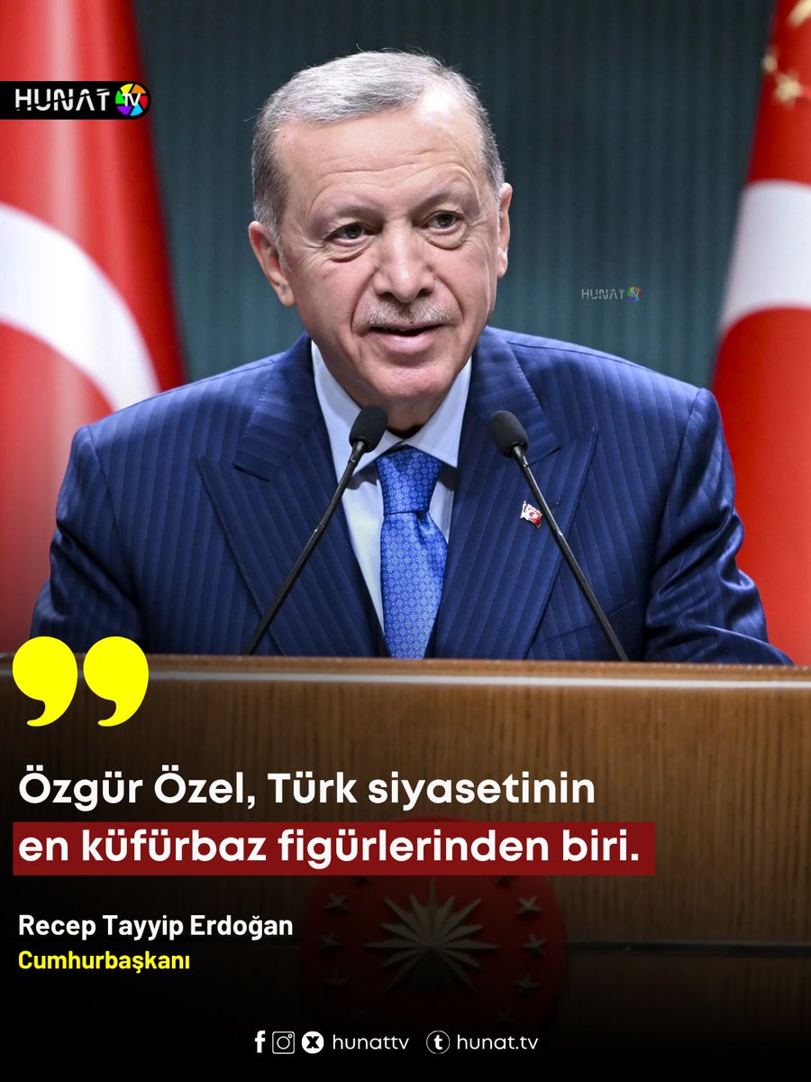 Cumhurbaşkanı Recep Tayyip Erdoğan: "Özgür Özel, Türk siyasetinin en küfürbaz figürlerinden biri."