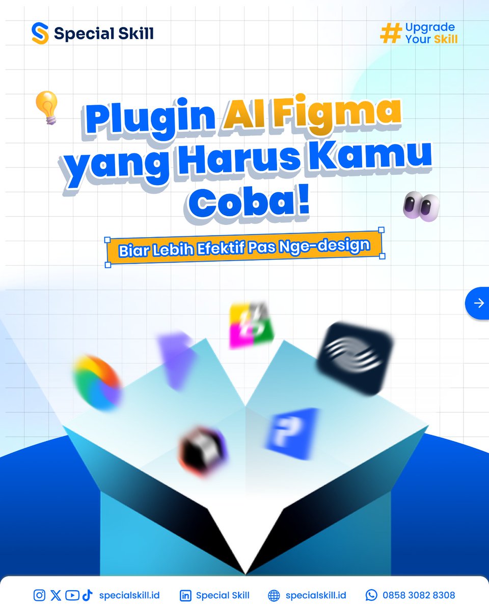 specialskillid's tweet image. Desain di Figma makin cepat &amp;amp; efisien pakai plugin AI ini!

Dari bikin layout otomatis sampai generate website, semuanya bisa kamu lakuin dalam hitungan detik. 😎✨

Kamu udah pernah pakai yang mana nih? Komen di bawah yuk! 

#FigmaTips #AIDesign #FigmaPlugin #DesainGrafis