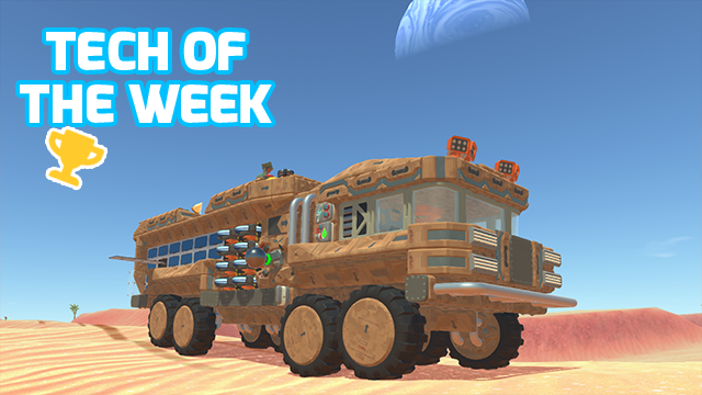 TerraTechGame's tweet image. 🏆 Tech of the Week 🏆
Satisfy all your logistical needs with konpeito&apos;s Support Vehicle.
@SteamWorkshop steamcommunity.com/sharedfiles/fi…